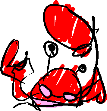 Crub Enjoying The Sunshine In A Reasonable Manner By - Crub Enjoying The Sunshine In A Reasonable Manner By (433x443)