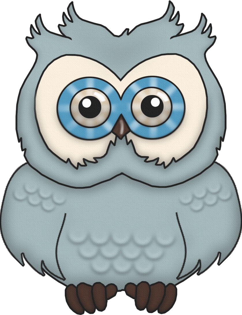 Clip Art - Cartoon-brown-eule Karte (839x1094)