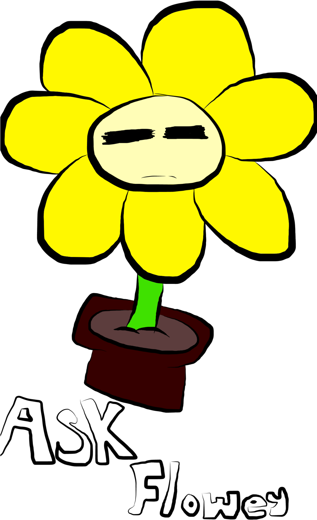 Ask/dare Flowey The Flower By Flowey The Flower - Ask/dare Flowey The Flower By Flowey The Flower (1024x1707)