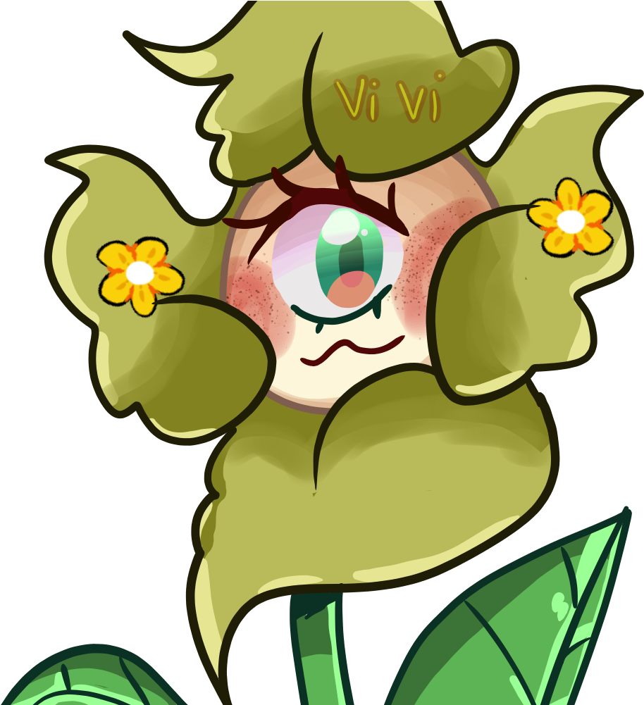 Mod Vee One Eyed Flower Petals Horrortale Flowey Ask - Tumblr (1000x1000)