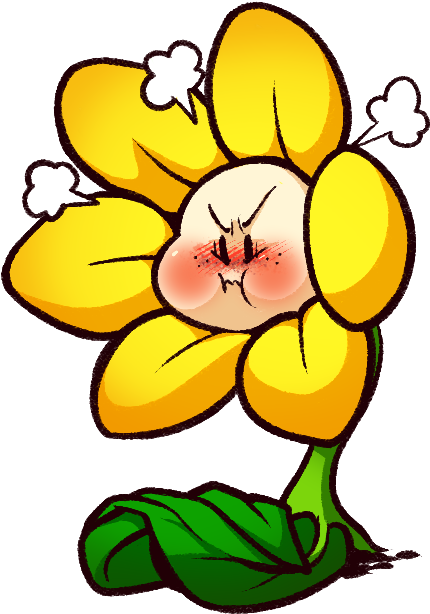 View Samegoogleiqdbsaucenao Mad Flowey , - Flowey (500x645)