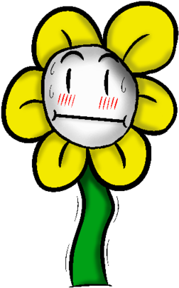 Flowey The Flower By Lonewolfgamingn00b - Flowey The Flower Sexy (400x440)