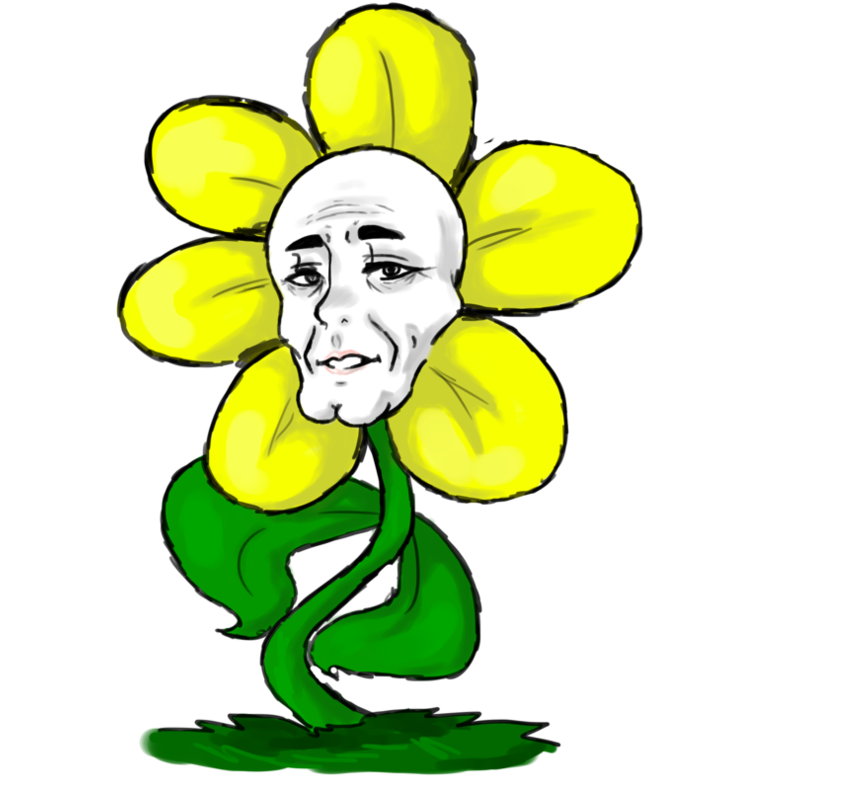 Flowey The Flower By Nikamonchi - Flowey (1011x790)