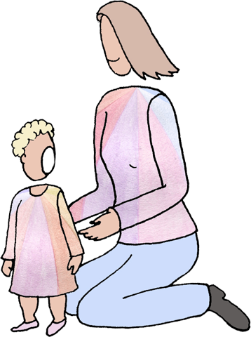 Here We Have The Yummy Mummy - Cartoon (358x480)