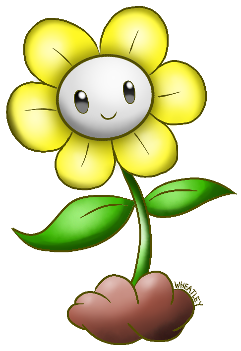 Friendly Flowey Pagedoll F2u By Tanza-night - Undertale Friendly Flowey (500x750)