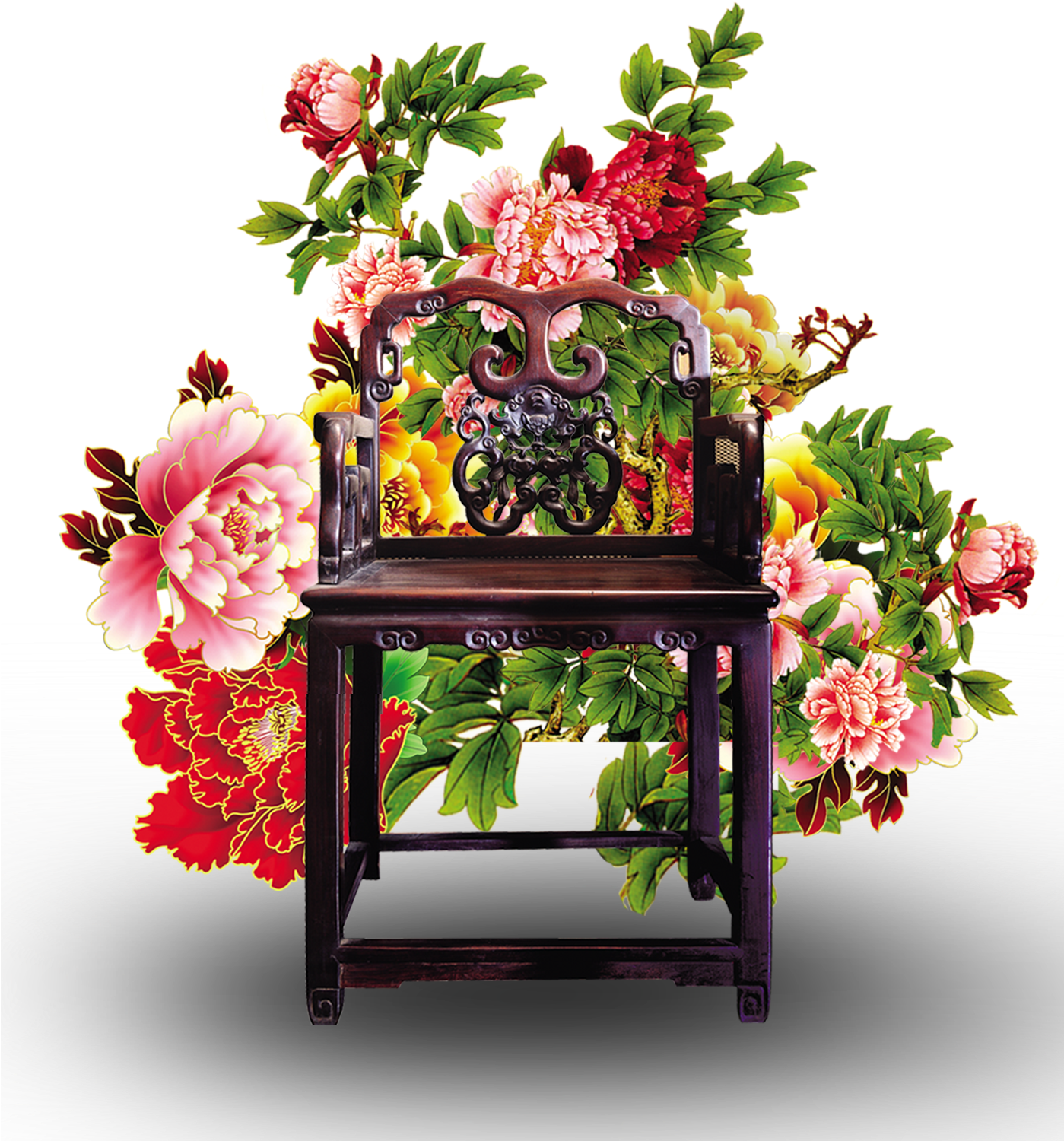 Moutan Peony Download Wallpaper - Peonies 13 Oil Painting Reprodution. Based On Famous (1398x1564)