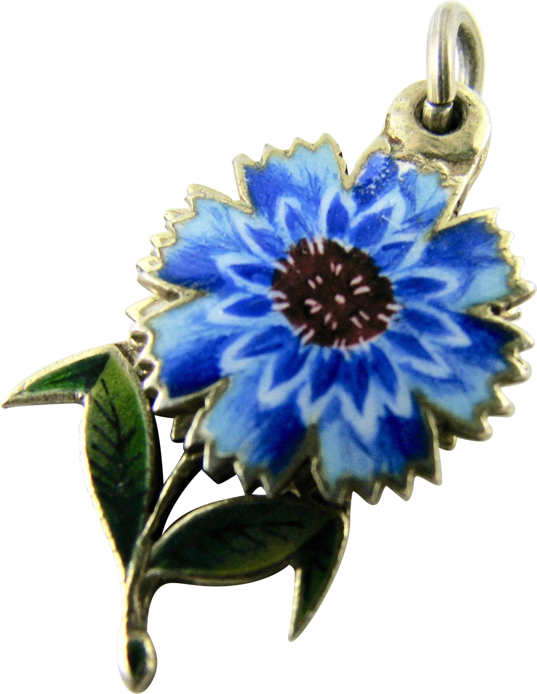 Rare Antique French 800 Silver Enamel Charm Flower - Friendship (1413x1413)