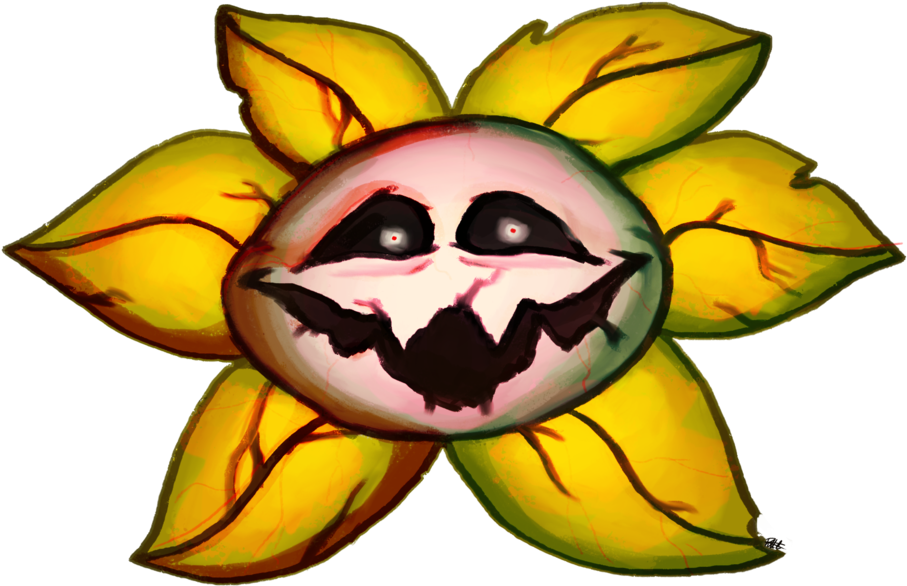Flowey Own Little Smile By Paristhedragon - Flowey Own Little Smile By Paristhedragon (1024x730)