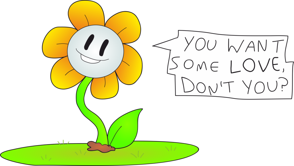 Flowey By Ilovegir64 - Flowey (1024x581)