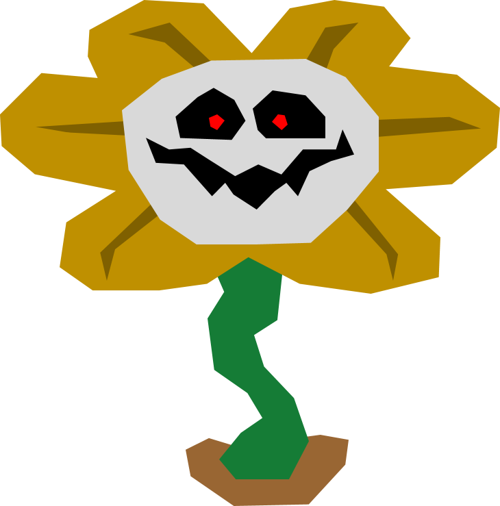 Flowey ''you Idiot - Undertale Character Flowey (730x739)