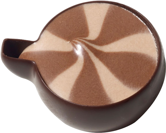 Coffee - Ickx Christmas Milk Chocolate With Runny Caramel (707x581)