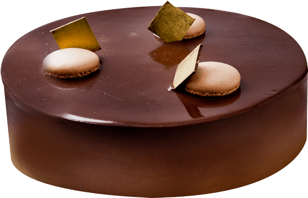 Bolo - Bolo Redondo Com Chocolate (600x600)