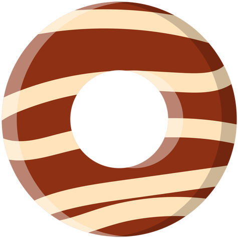 Icono De Donut De Chocolate Transparent Png - Chocolate (512x512)