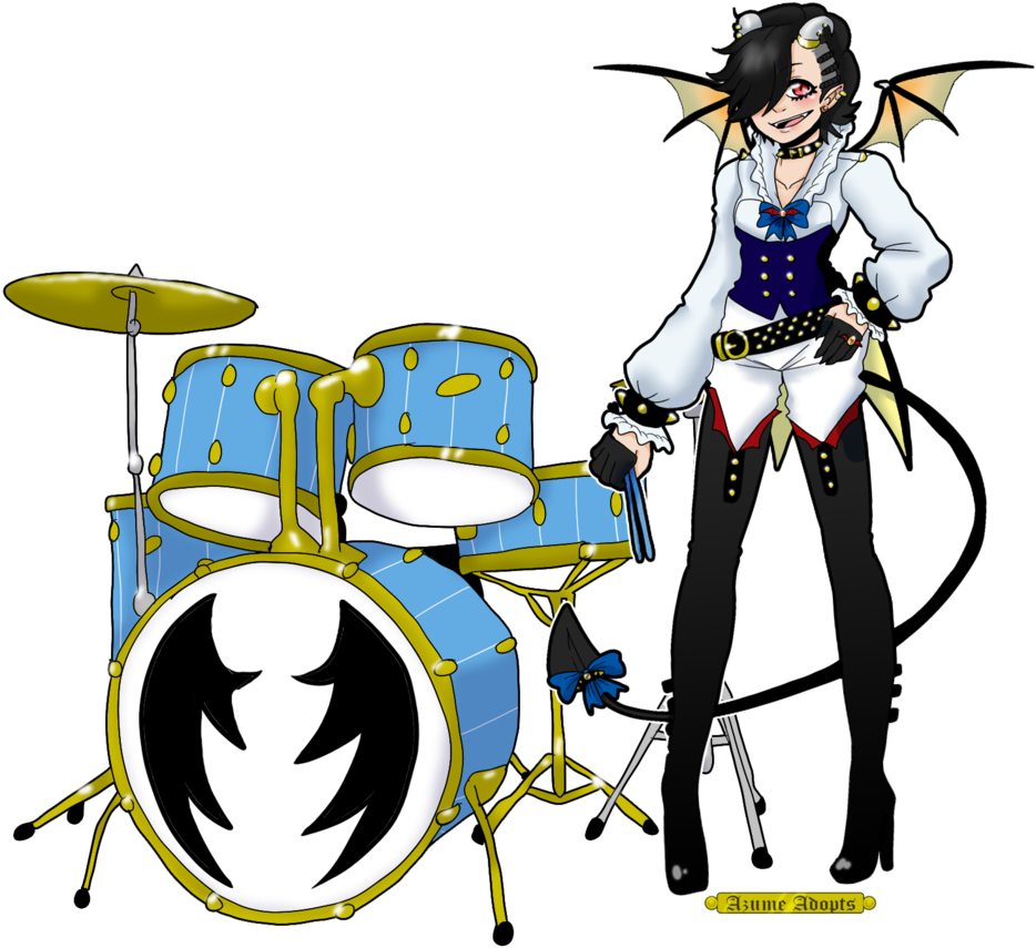 [closed] Demon Drummer [infernal Ensemble Adopts] By - Cartoon (934x855)