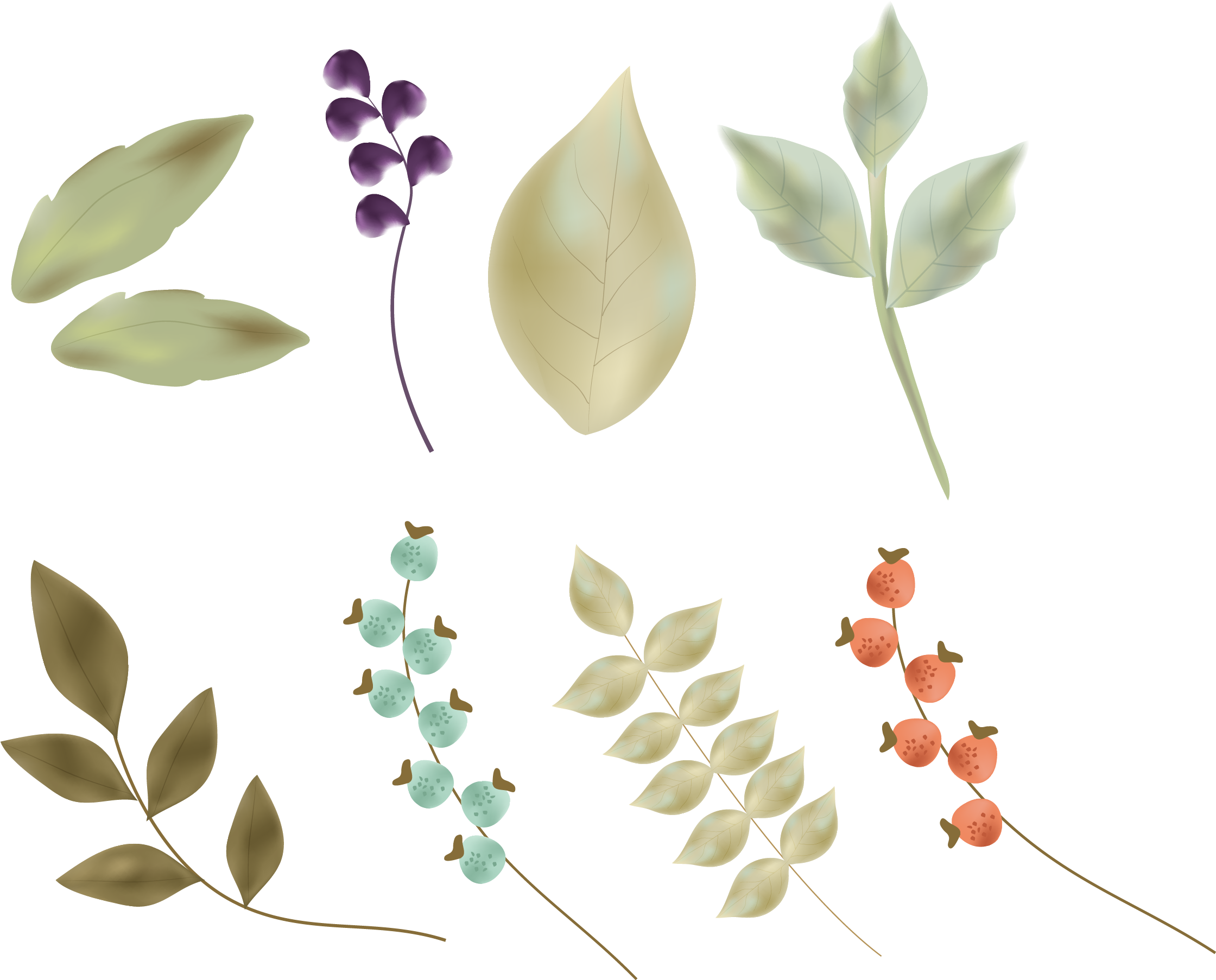 Petal Leaf Flower Illustration - Printable Stickers Free Flowers (2239x1814)