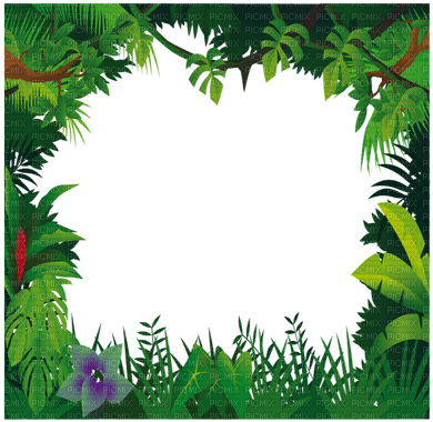 Jungle Frame, Jungle Frame - Jungle Frame Clipart (400x400)