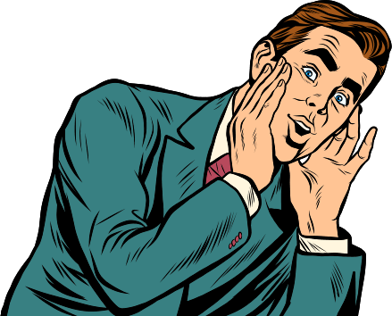 Frequently Asked Questions - Man Asking Question Clipart Transparent (439x354)