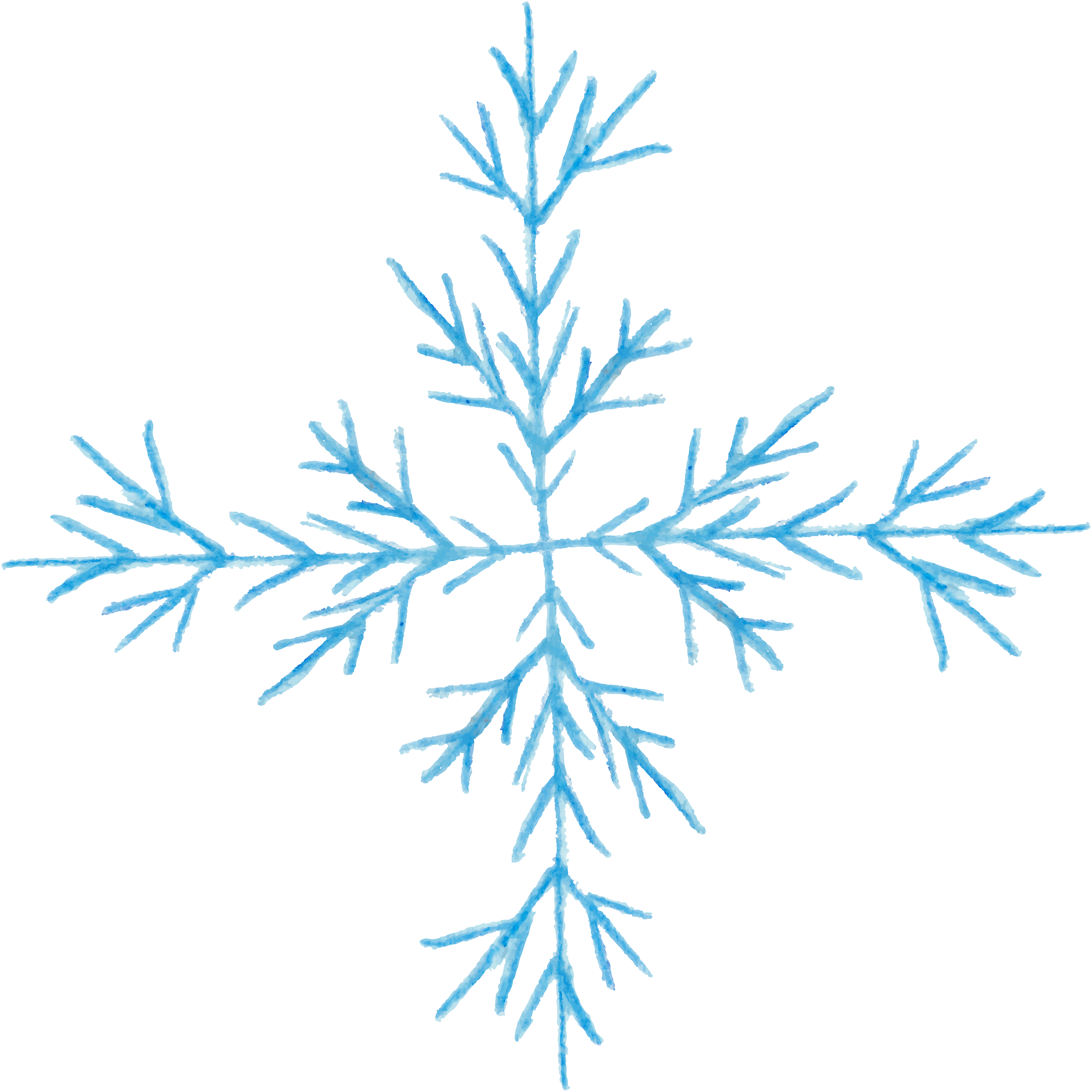 Snowflake Blue Clip Art - Snowflake (3500x3500)