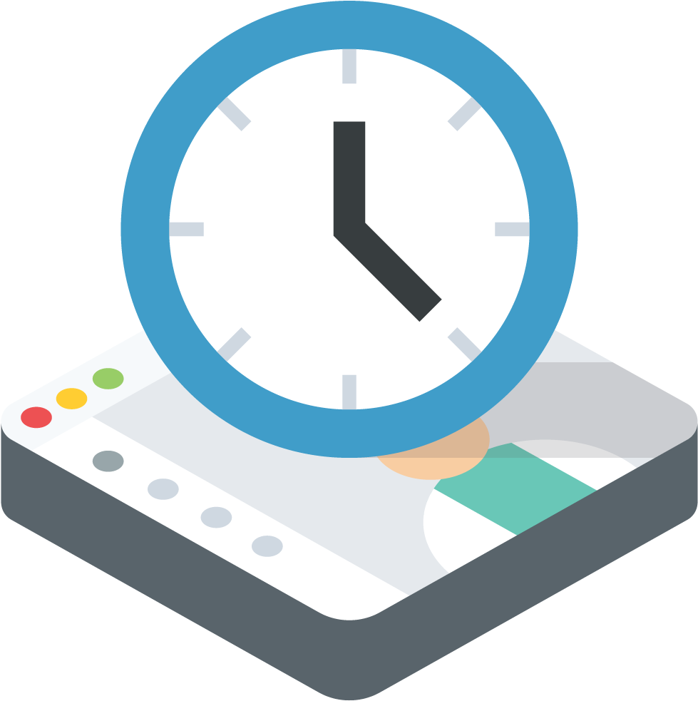 Quick Resolution Times - Quartz Clock (1000x1000)