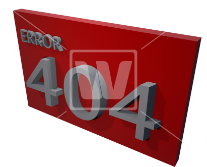 3d Error 404 Icon - Sign (550x366)