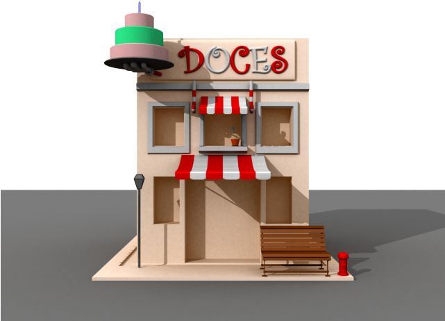 3d Modelling Candy Shop » House - Lumber (640x480)