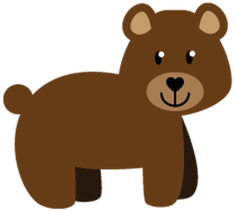 Pin Cute Bear Clipart - Cute Woodland Animal Clipart (521x399)