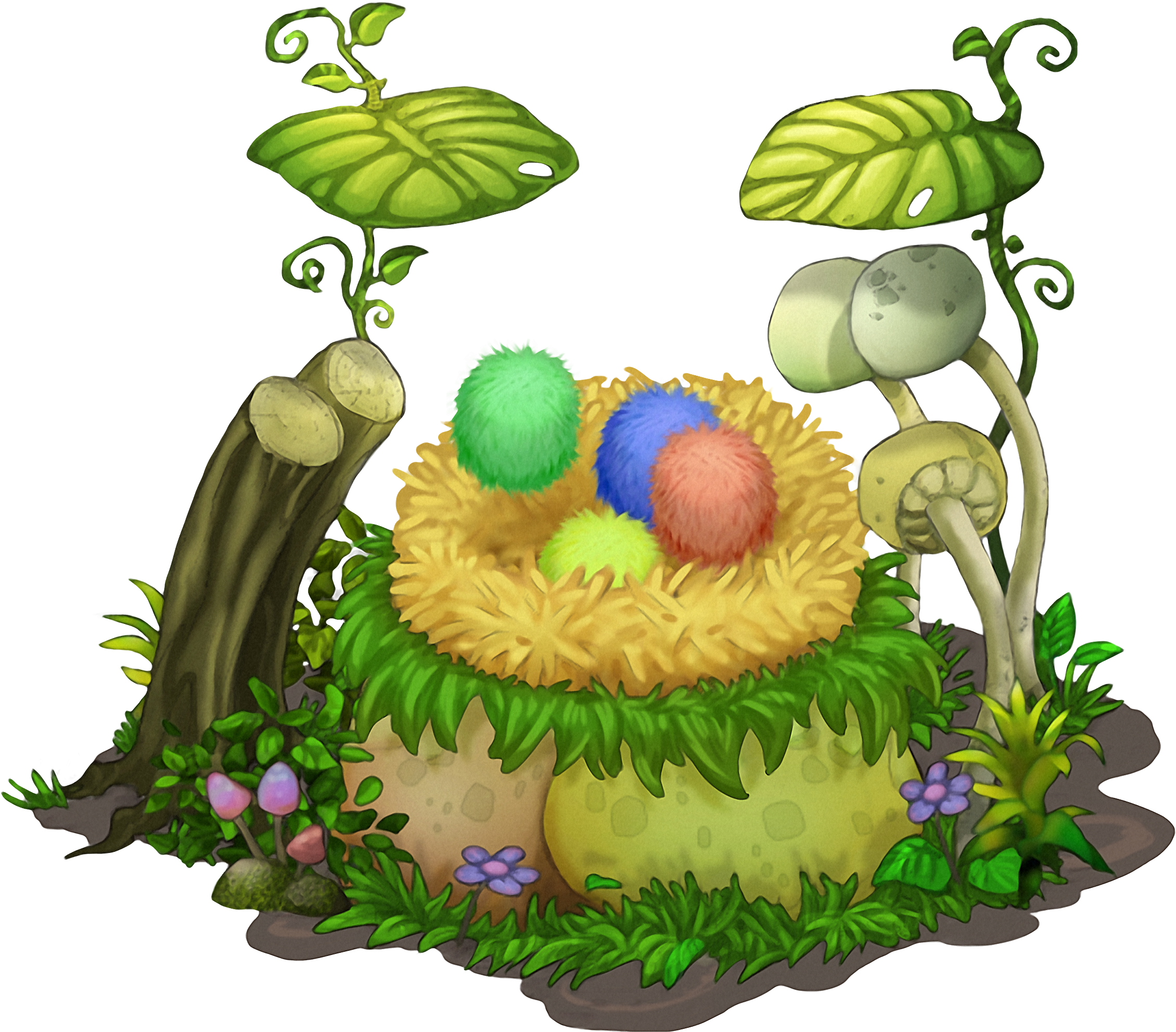 Floofy Nest - My Singing Monsters Decorations (2483x2483)
