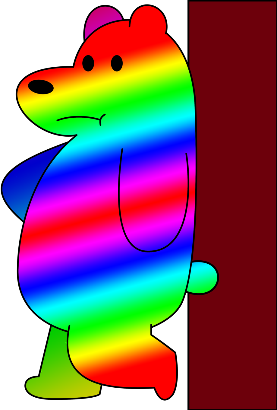 Rainbow Clipart Glitter Clipart Candy Clipart Gummy - Cartoon (1024x1358)