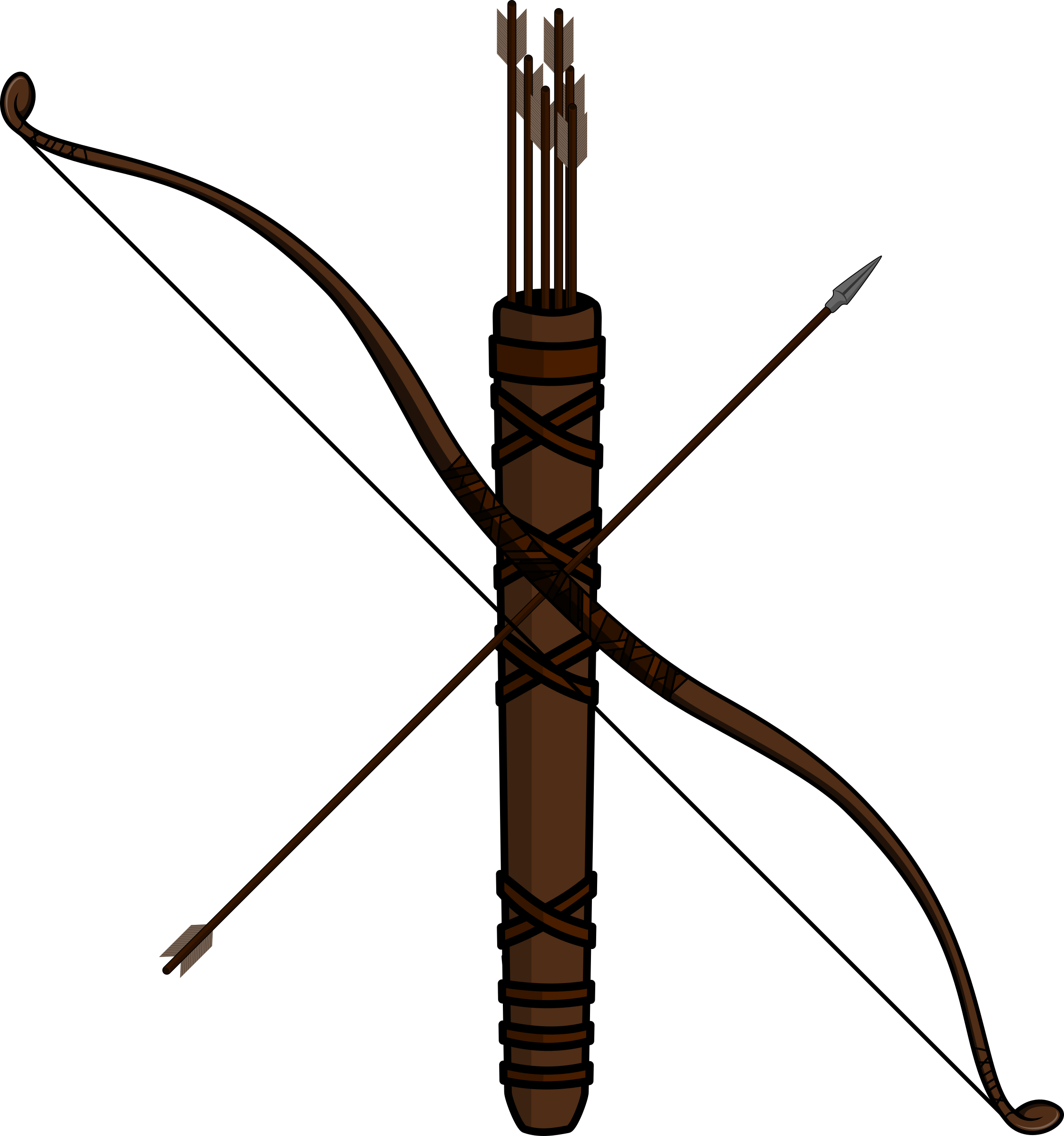 Big Image - D&d Bow And Arrow (2247x2400)