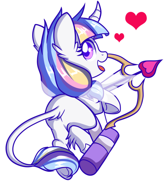 Xwhitedreamsx, Ass On Glass, Bow And Arrow, Bow , Cupid, - Cartoon (542x600)