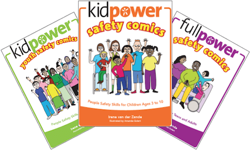 Kidpower Safety Comics Front Cover - Kidpowerr Safety Comics: People Safety Skills For Children (521x350)