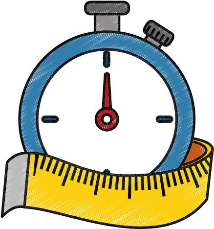 Chronometer Timer With Tape Measure - Timer (550x550)