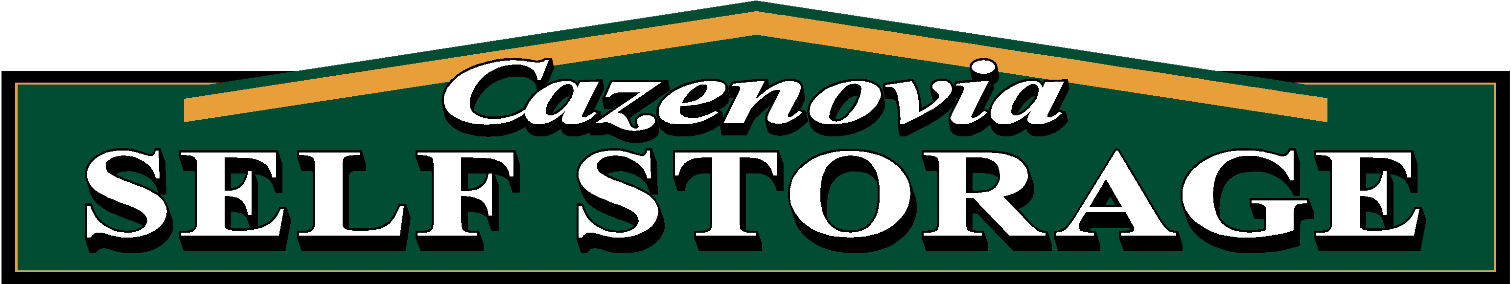 Storage Unit Square Footage - Cazenovia Self Storage (3087x581)
