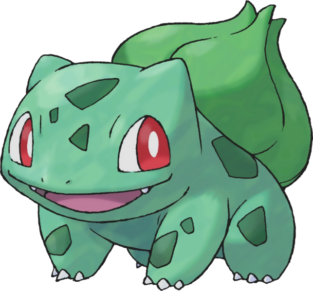 The Sad Little Blue, Or Green, Or Uh What Color Is - Pokemon Bulbasaur (643x599)