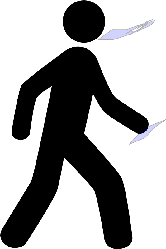 Smoke Clipart Download - Walking Path Icon (800x800)