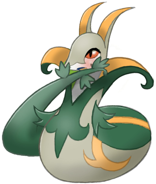 Fair Use Timid Serperior - Serperior Cute (600x750)