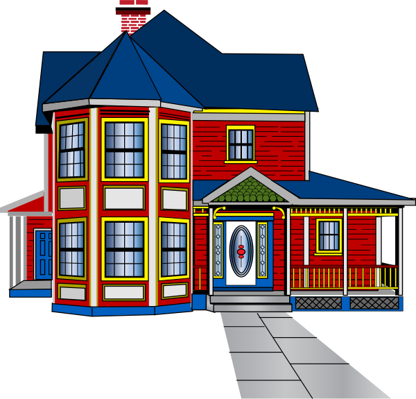 Animated House Gif Png (600x575)