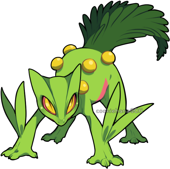 Pokemon Sceptile - Pokemon Sceptile (643x649)