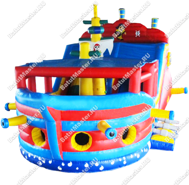 Надувной Корабль "веселый Роджер С Крышей\ - Ship (630x630)