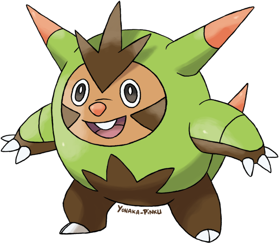 344kib, - Evolução Do Pokemon Chespin (1024x1024)