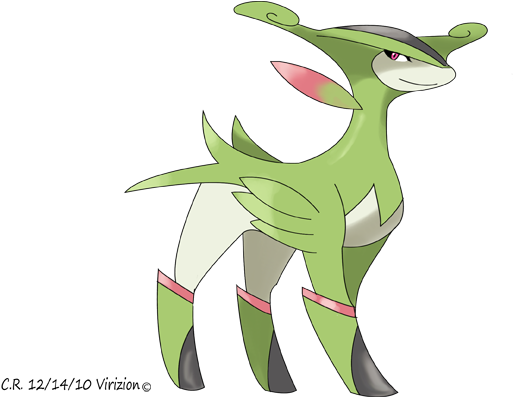 Fat Pokemon Shaymin Images - Virizion Pokemon (612x396)