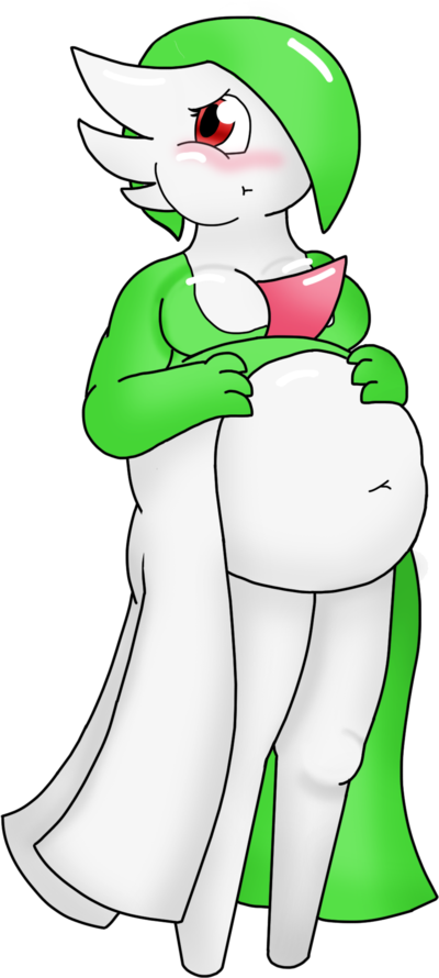 Pokemon Gardevoir Belly Images Pokemon Images - Gardevoir Trace Thick Fat (400x890)