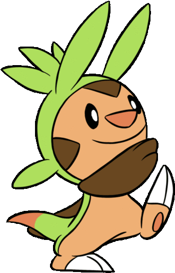 For Two Chespins Second Evolution Looks Horribly And - Pokemon Gif Transparent Background (500x627)