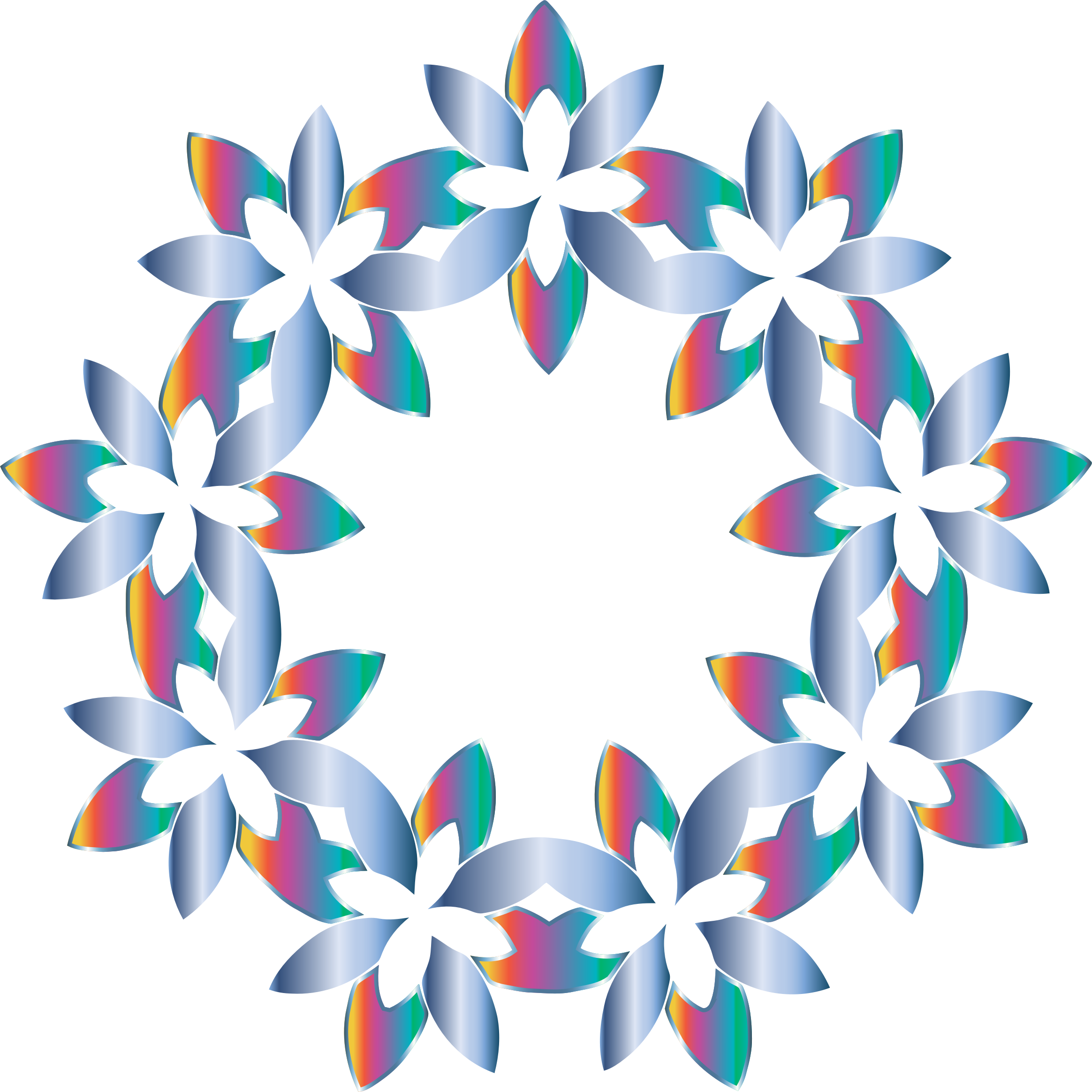 Abstract Painting Clipart Of Abstract Free Image - Floral Design (2328x2328)