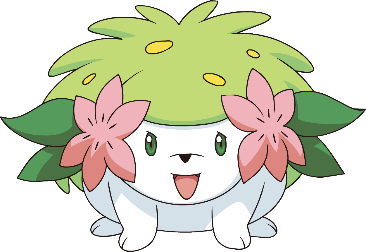 88kib, 1252x861, 492shaymin Land Forme Dp Anime 4 - Grass Type Legendary Pokemon (1252x861)