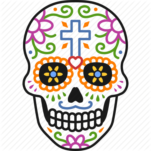 Royalty Free Day Of The Dead Clip Art, Vector Images - Calaveras Dia De Muertos (512x512)