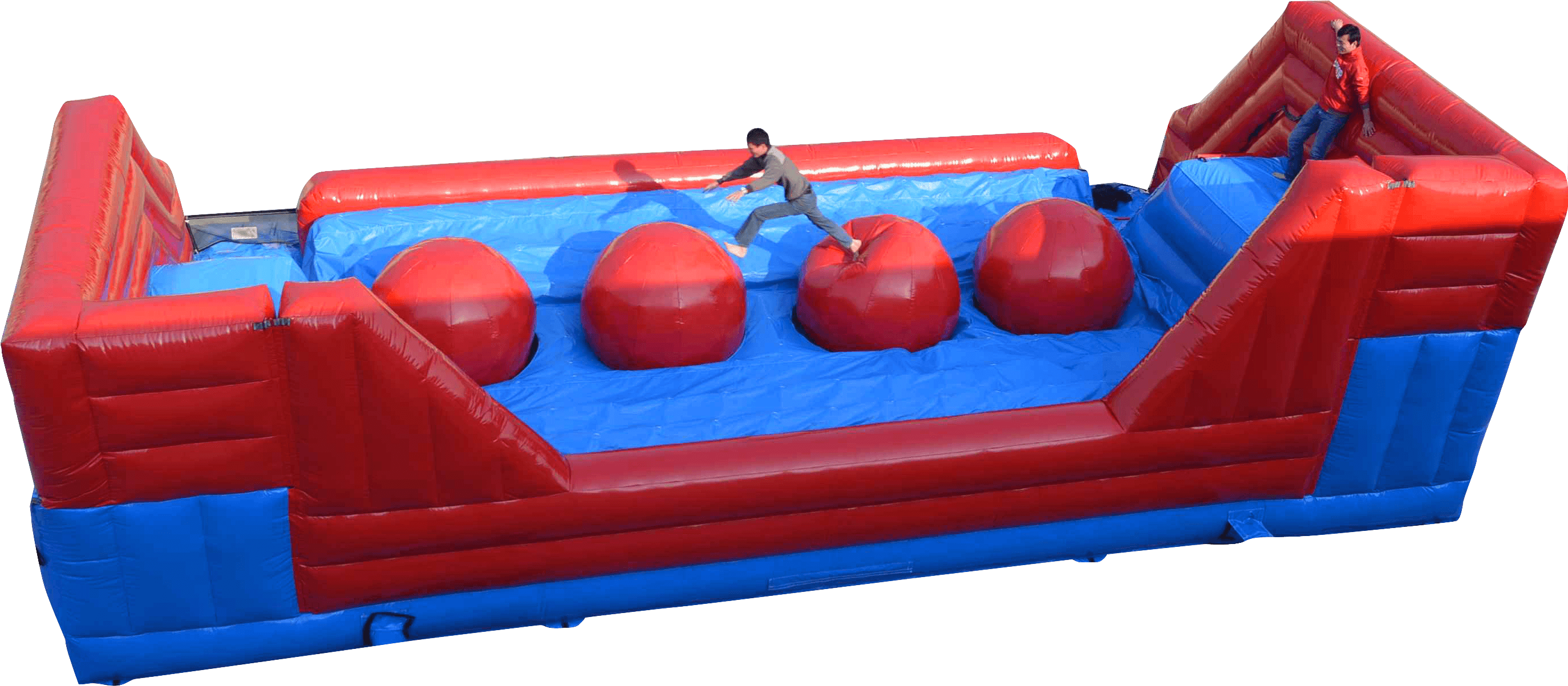 Obstacle Course Renting Inflatable Bouncers Bounce - Wipeout Obstacle Course Rental (2880x1280)