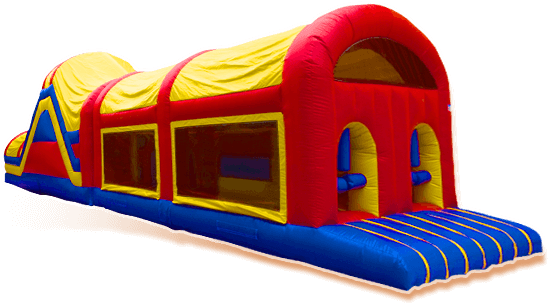 50 Ft Obstacle Course Covered Obstacle Course 3 - Inflatable (549x305)