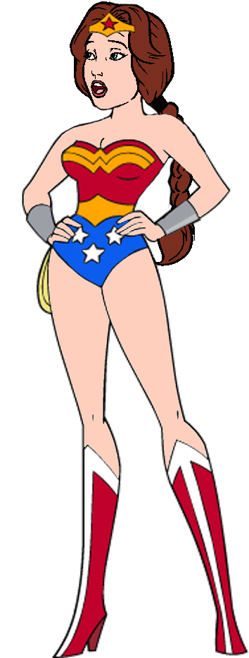 Princess Fiona As Wonder Woman By Darthraner83 On Deviantart - Scooby Doo Daphne Wonder Woman (466x992)