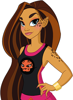 Cheetahdcsg - Dc Superhero Girls Cheetah - (310x392) Png Clipart Download